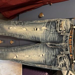 Rock Revival Mid Rise Jean